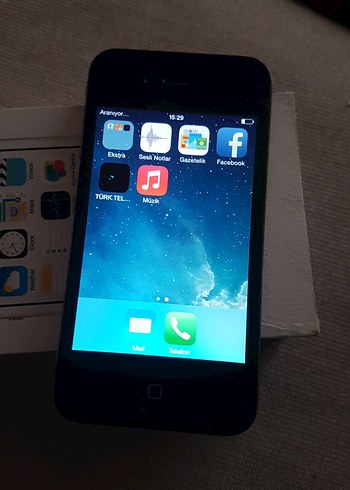 iPhone 4 siyah Akıllı Telefon - Görsel 2
