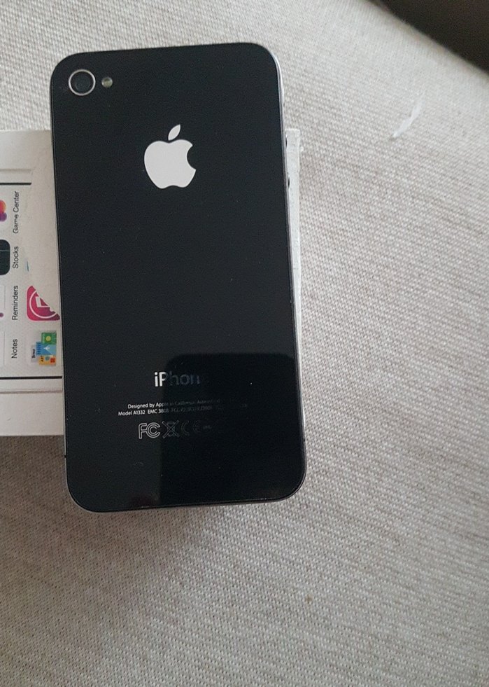 iPhone 4 siyah Akıllı Telefon - Görsel 3