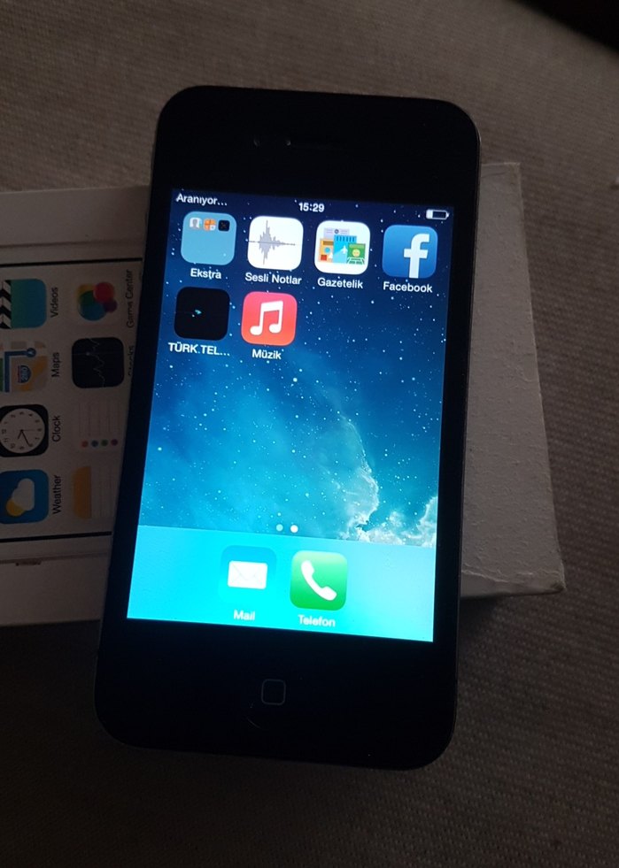 iPhone 4 siyah Akıllı Telefon - Görsel 2