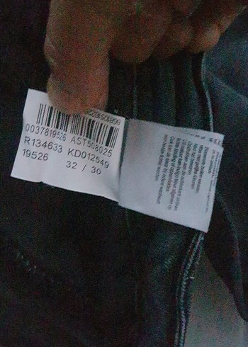 Drapeli Siyah Midi Denim Pantolon - Görsel 4