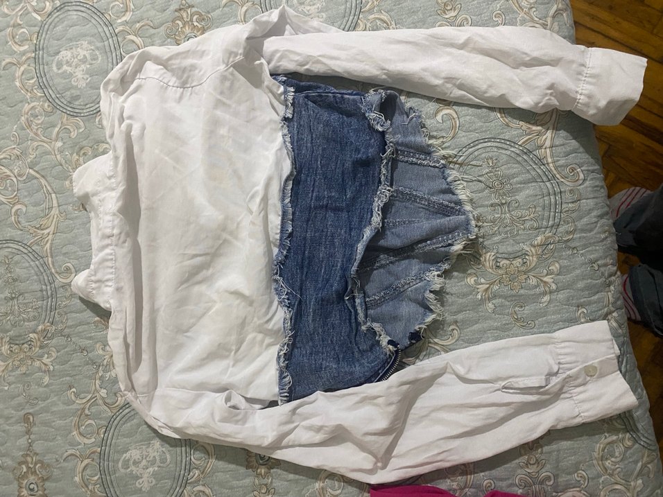 Gri Denim Fermuarlı Kadın Midi Jean - Görsel 2