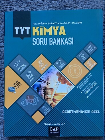 TYT Kimya Soru Bankası ÇAP yayınları