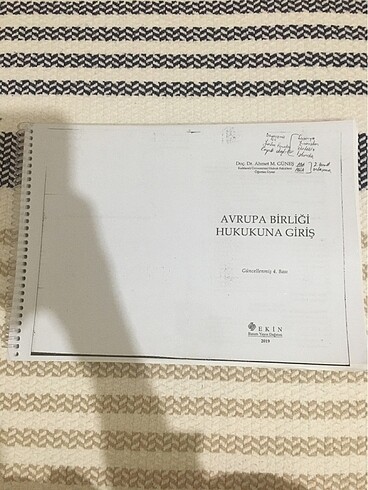 Avrupa Birliği Hukukuna Giriş - Ahmet Güneş