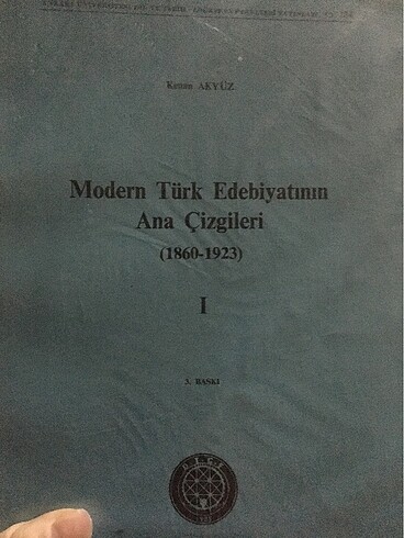Modern Türk Edebiyatının Ana Çizgileri