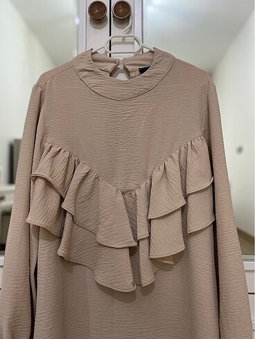 38 Beden camel Renk Tunik krem