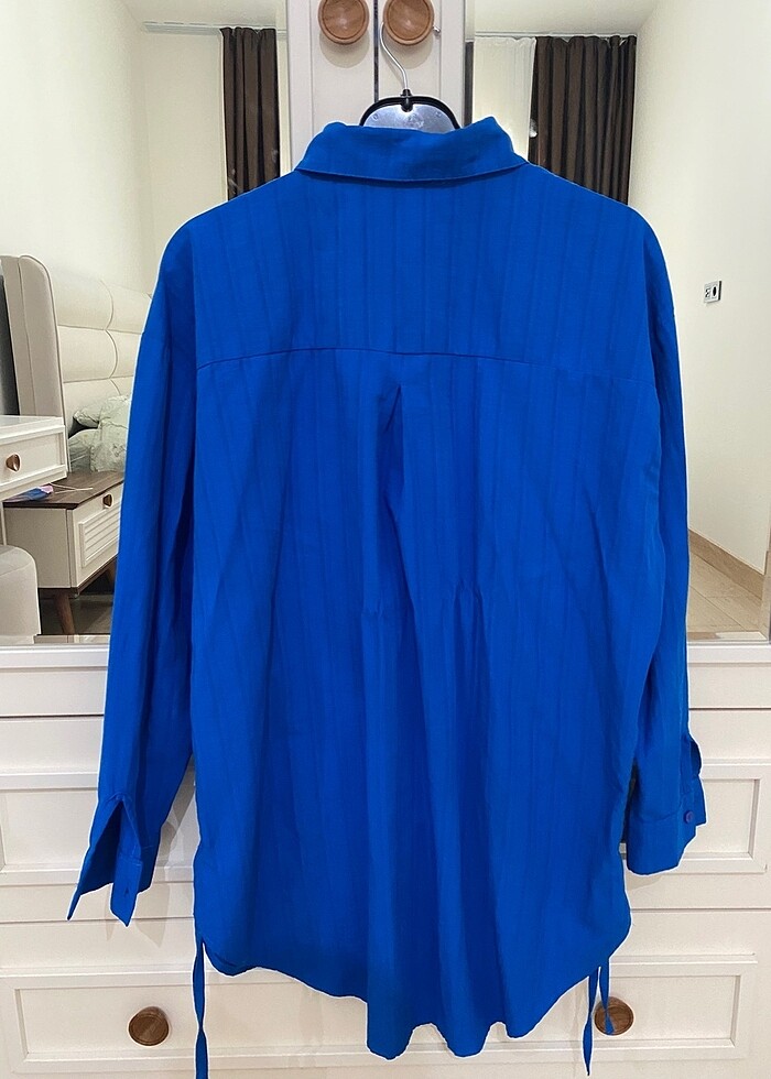 Mavi renk gömlek - Görsel 2