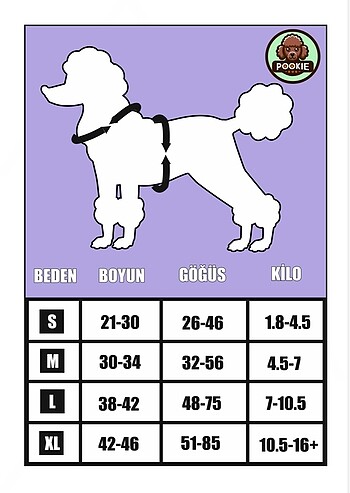Beden Renk PookieDog marka boyun tasması
