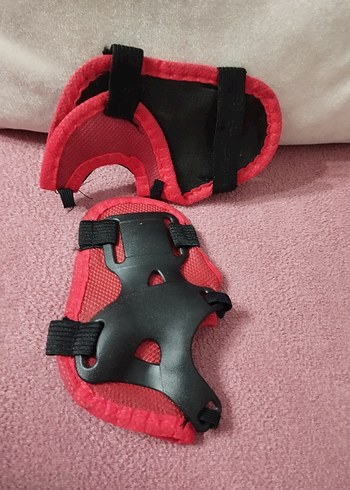 Kırmızı Paten Diz Koruyucu seti - Görsel 5