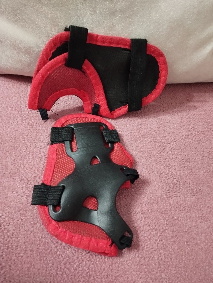 Kırmızı Paten Diz Koruyucu seti - Görsel 5