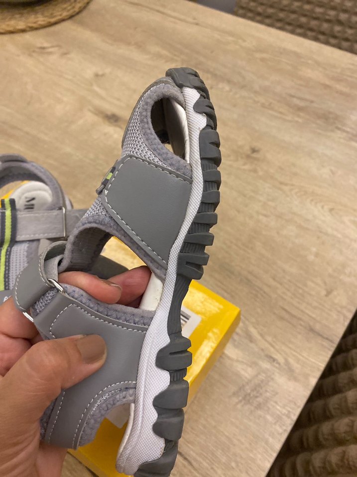 Gri Erkek Çocuk Spor Sandalet - Görsel 4