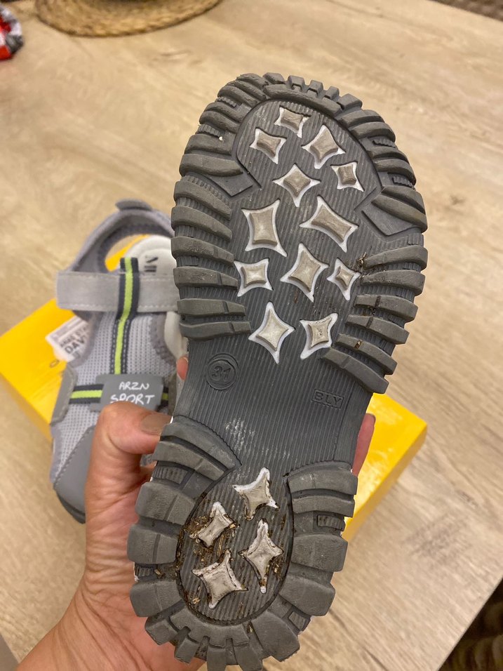 Gri Erkek Çocuk Spor Sandalet - Görsel 3