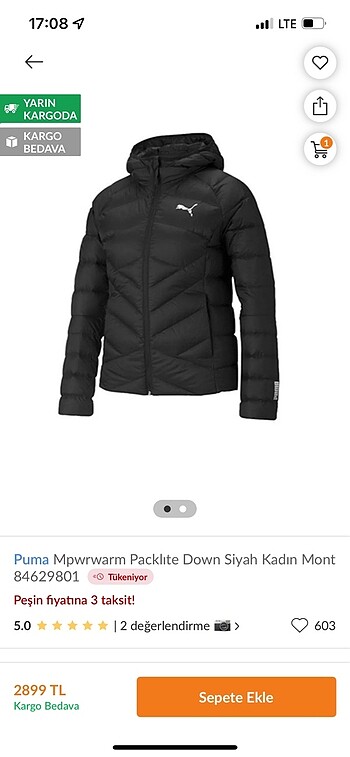 Puma mont orijinal