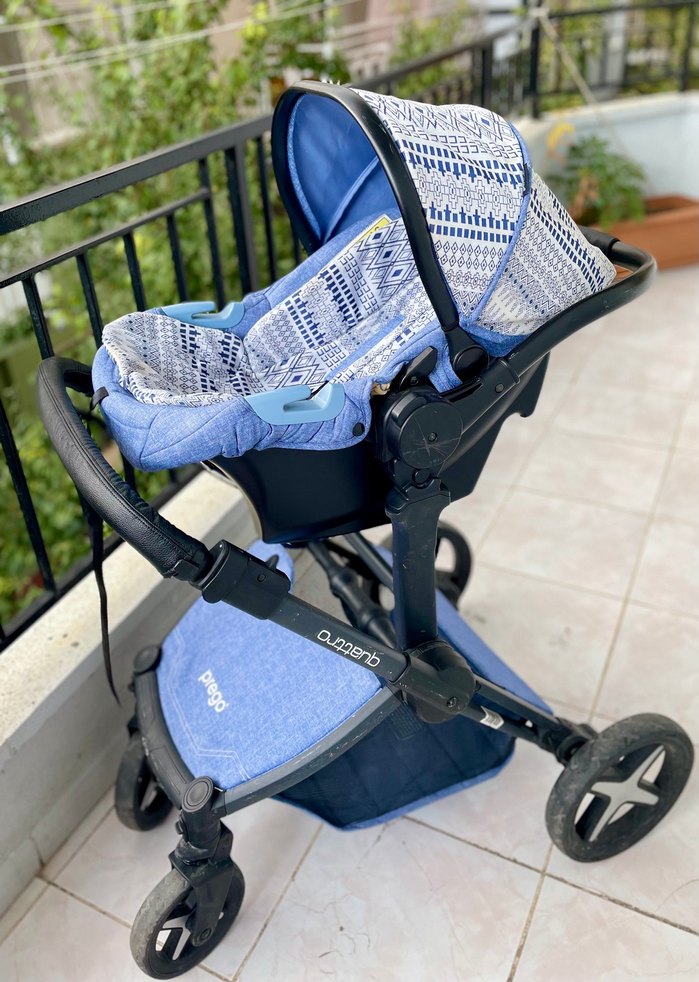 Pre go Mavi Bebek Arabası & Oto koltuğu - Görsel 2