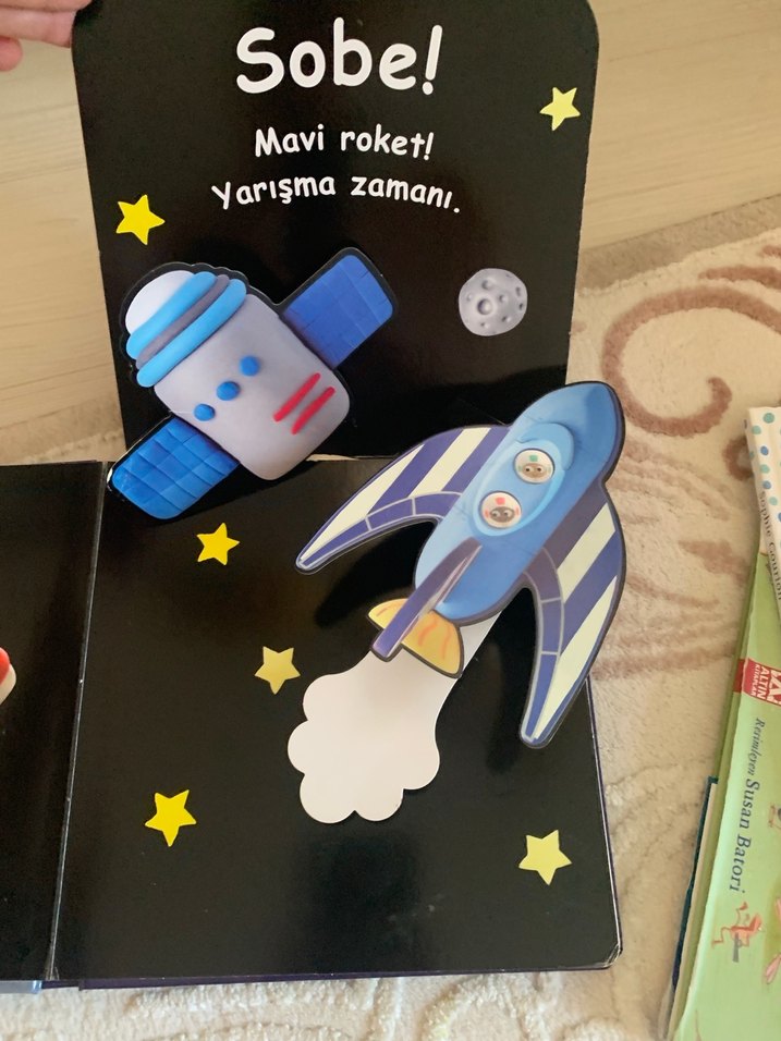 Sobe! Uzay Çocuk Kitabı 3 boyutlu - Görsel 4