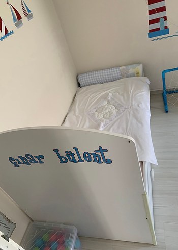 Çilek Ebeveyn karyolalı yatak beşik olur çocuk 80x180 KARYOLA - Görsel 4