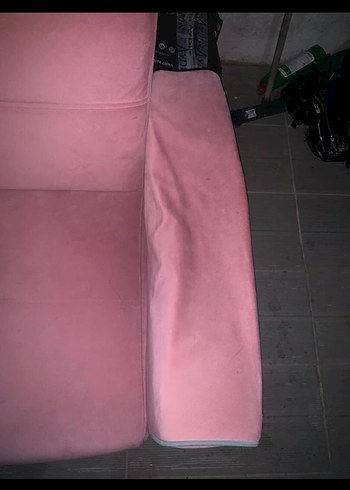 Bellona pembe sandıklı köşe ikili koltuk - Görsel 4