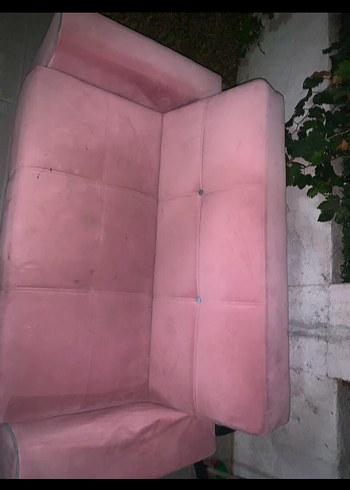 Bellona pembe sandıklı köşe ikili koltuk - Görsel 3