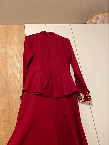 40 Beden bordo Renk Elbise