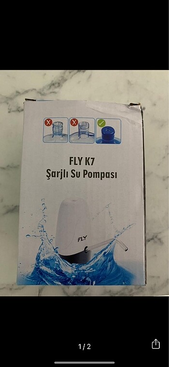 Şarjlı su pompası