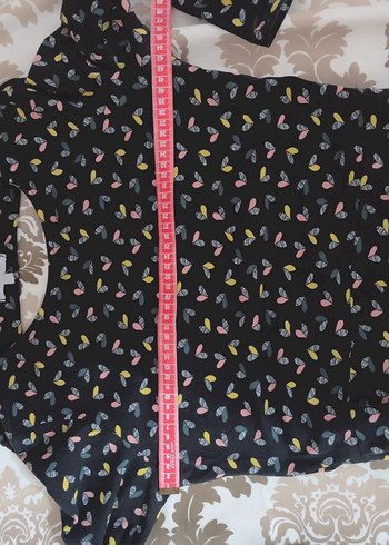 Zara Çok Renkli Uzun Kollu Midi Elbise