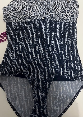 Laceli Bohem Lacivert Kadın Mayo - Görsel 3