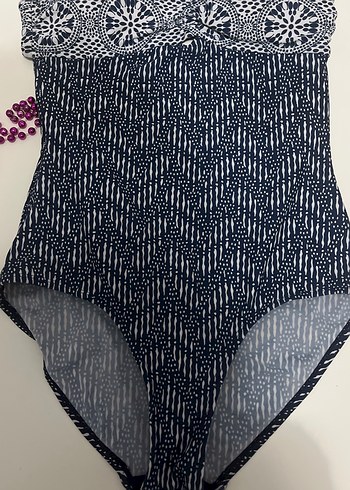 Laceli Bohem Lacivert Kadın Mayo - Görsel 4