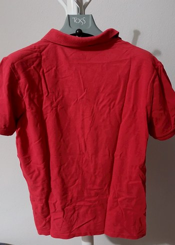 Kırmızı Kısa Kollu Erkek Polo Tişört - Görsel 3