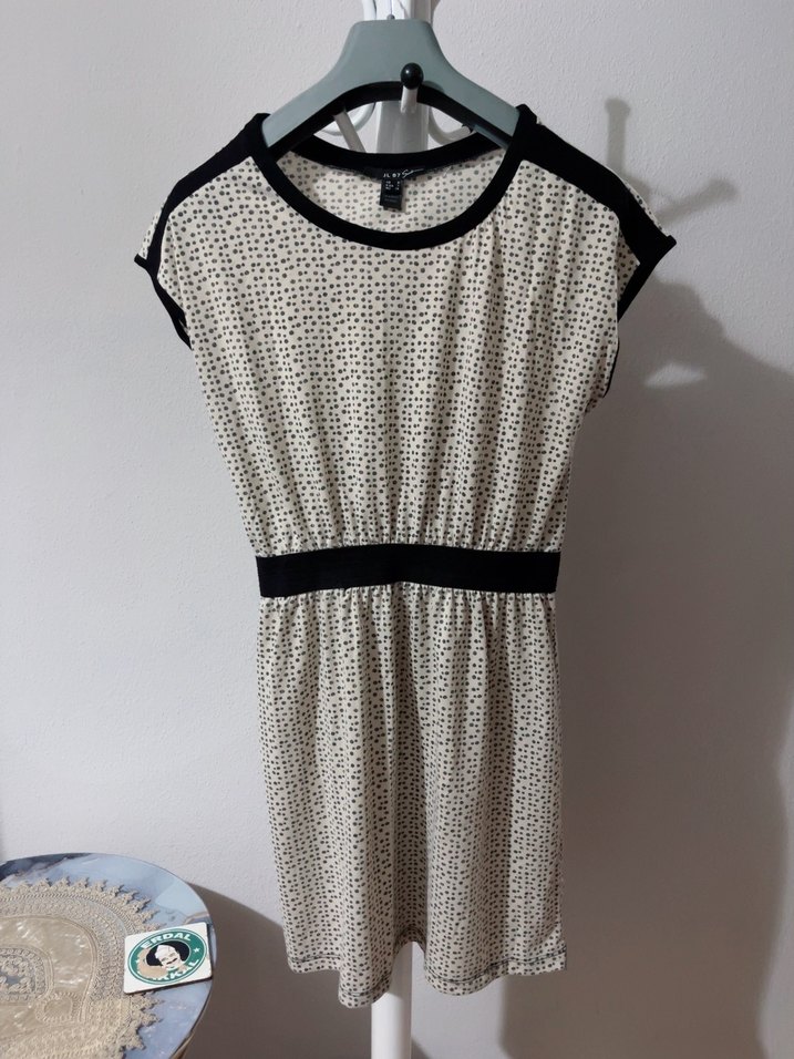 Kemer Detaylı Bisiklet Yakalı Midi Elbise - Görsel 4