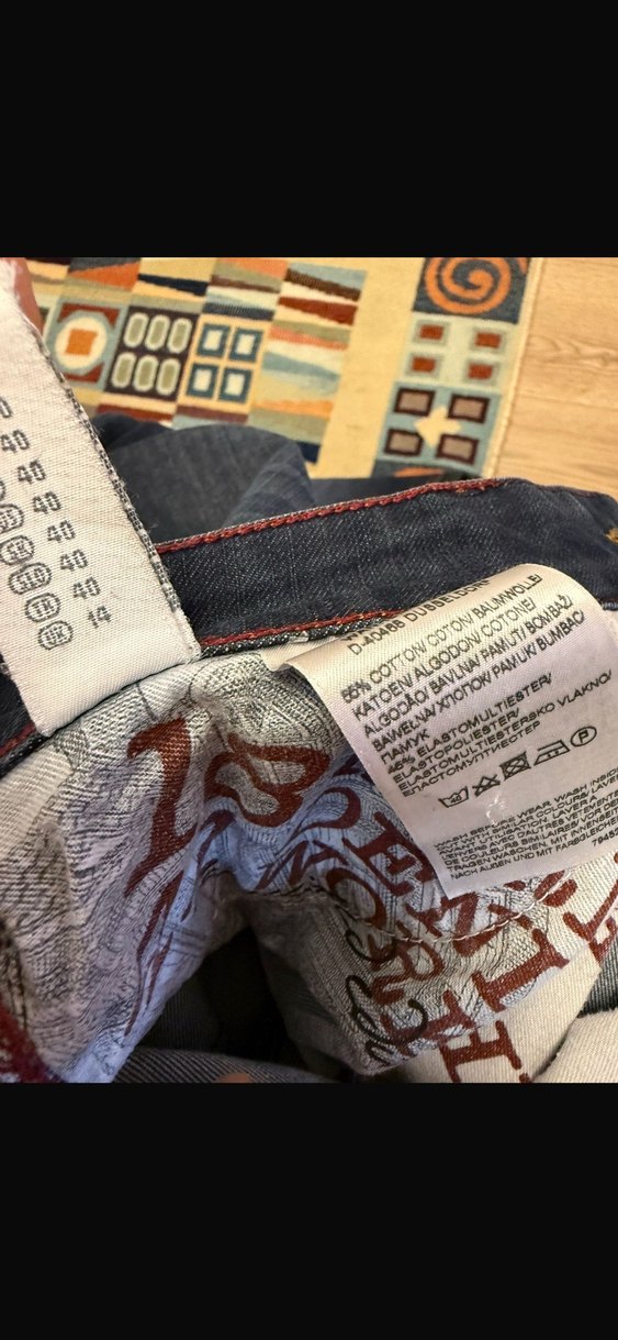 Erkek Lacivert Kot Pantolon - Görsel 3