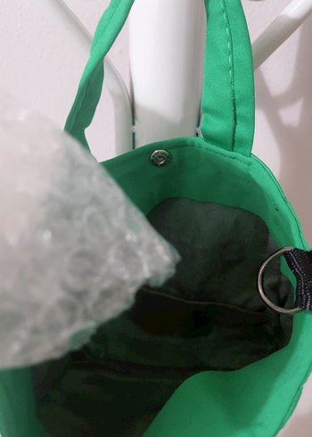 Yeşil Biker Stili Kadın El Çantası - Görsel 3