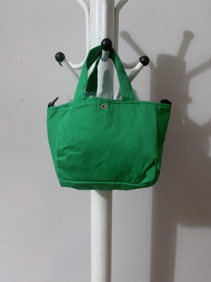 Yeşil Biker Stili Kadın El Çantası - Görsel 2