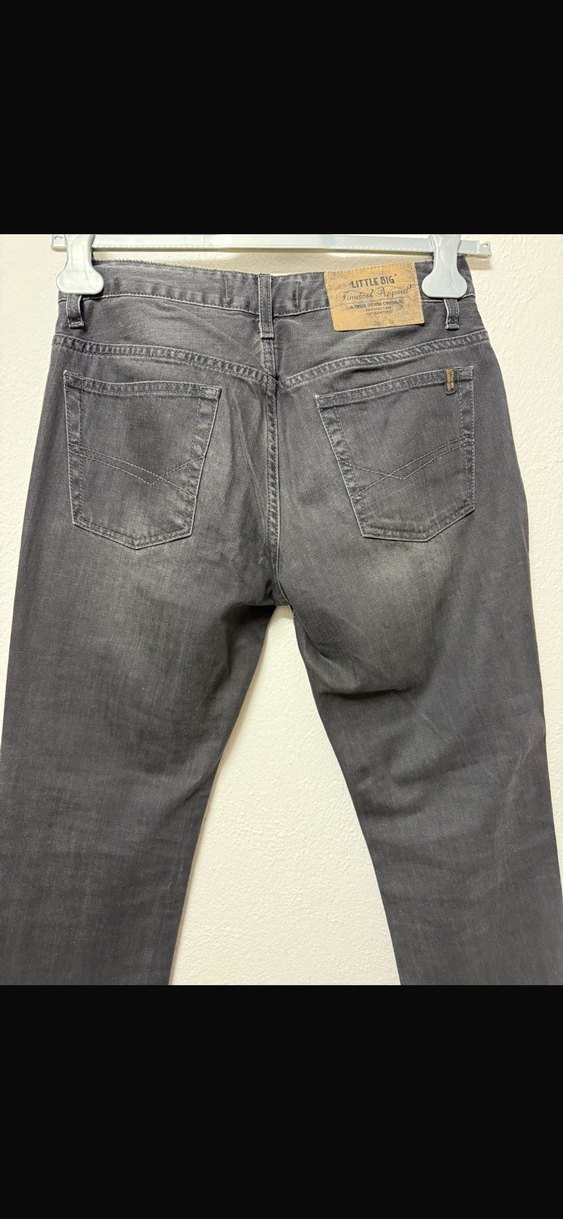 Gri Erkek Denim Jean Pantolon - Görsel 2