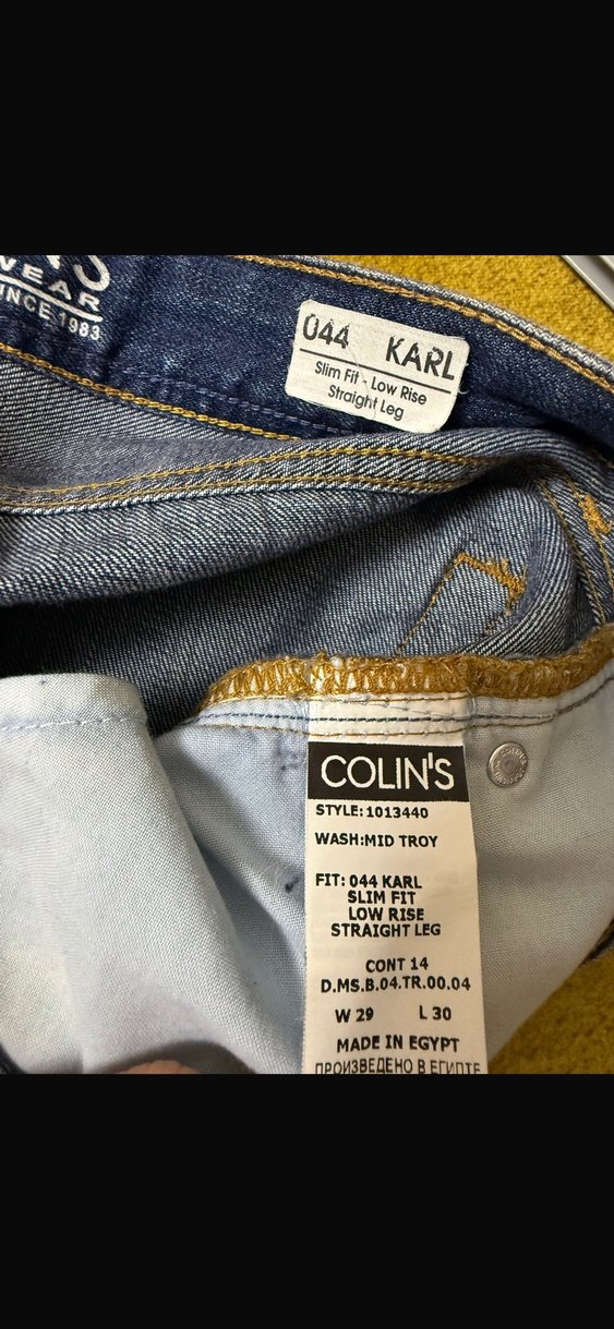 Colıns Lacivert Düğmeli Denim Pantolon - Görsel 3