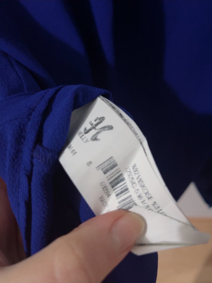 Mavi Kadın Uzun Kollu Düğmeli Gömlek - Görsel 5