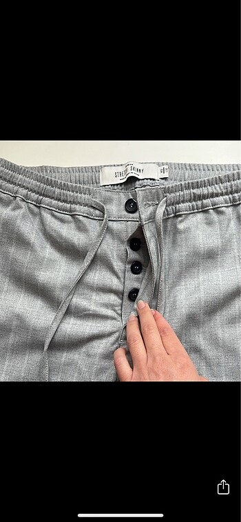 l Beden Gri orijinal pantolon