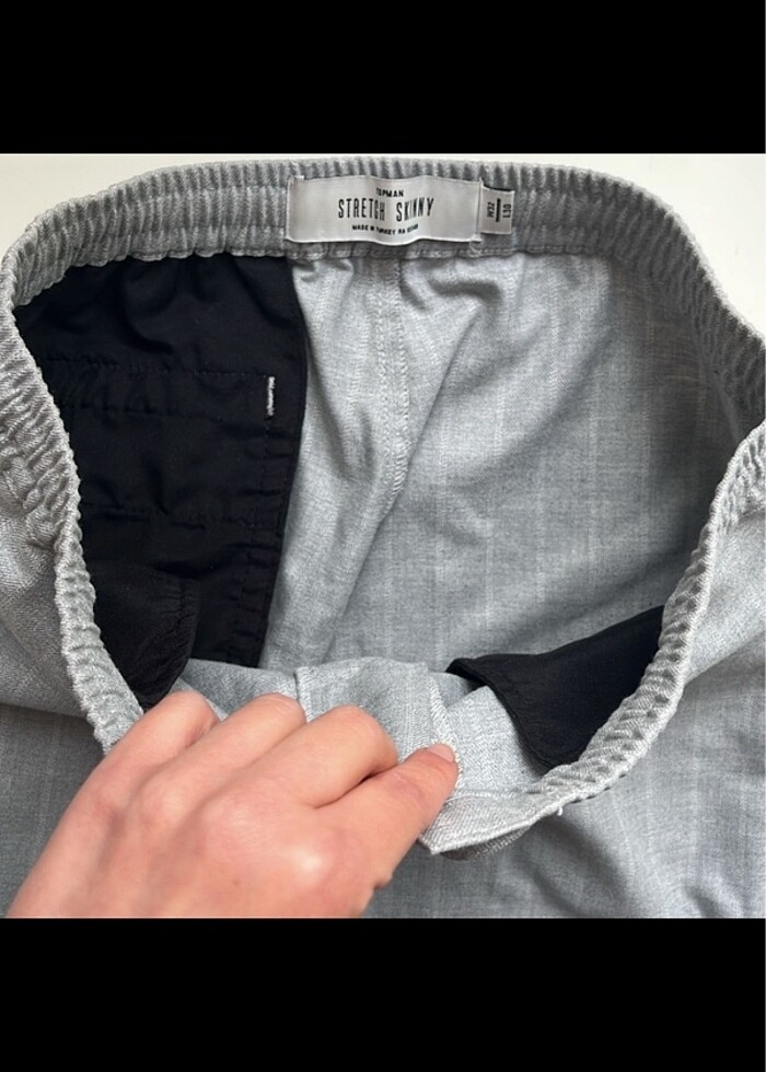 Gri orijinal pantolon - Görsel 5