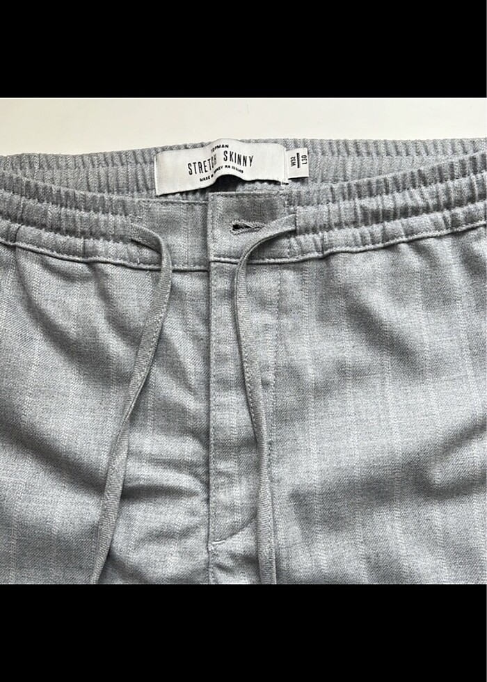 Gri orijinal pantolon - Görsel 4