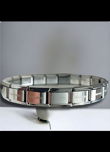 Yurtdışından ithal 316l cerrahi Çelik Italian CHARM BRACELET UNI