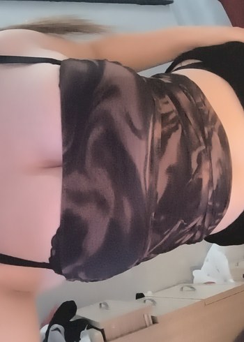 tül straplez crop Drapeli Siyah kahverengi Mid Bağlamalı Desenli - Görsel 2