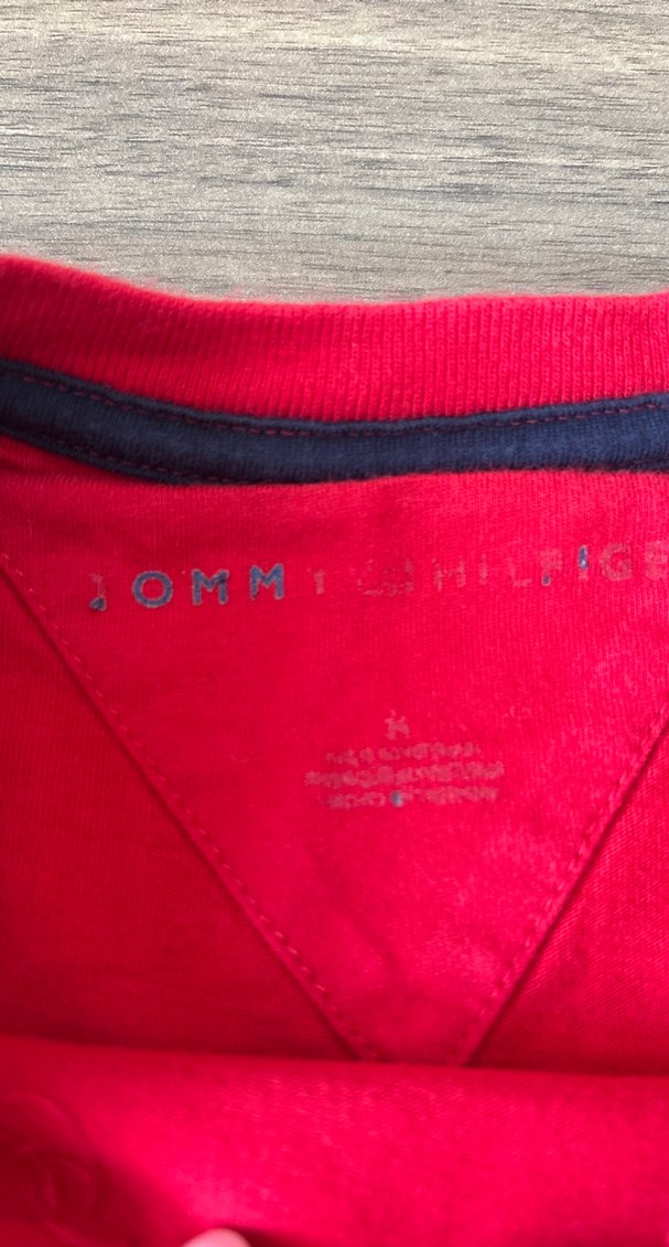 Tommy Kırmızı Kısa Kollu Erkek Tişört - Görsel 3