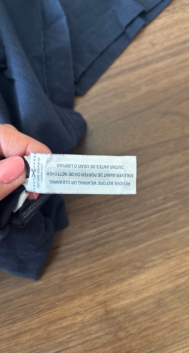 Tommy Hilfiger Lacivert Erkek Tişört - Görsel 3