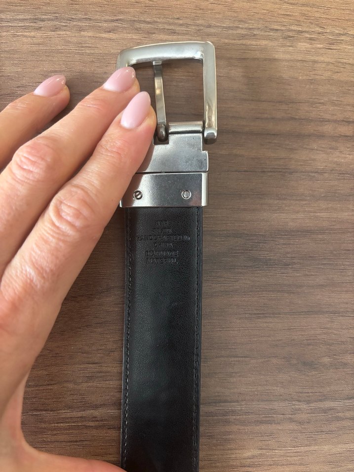 Koyu Kahverengi Erkek Deri Kemer. - Görsel 4