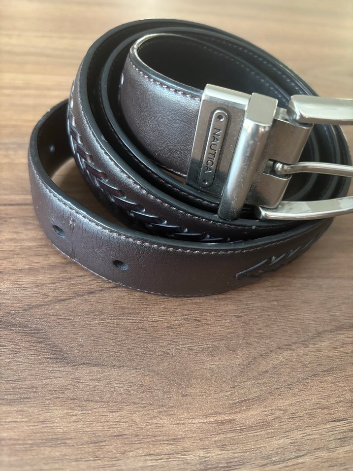 Koyu Kahverengi Erkek Deri Kemer. - Görsel 2