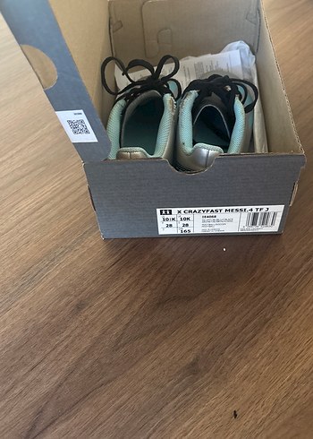 Beyaz Gri Erkek Çocuk Spor Ayakkabı messi footbol krampon - Görsel 10