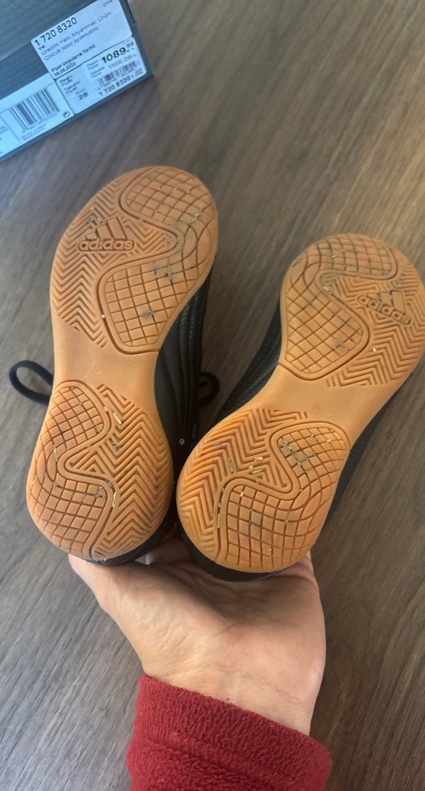 Erkek Çocuk Siyah Spor Ayakkabı Velcro - Görsel 4