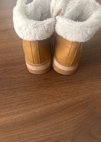 tarçın rengi Süet içi kürklü kız çocuk bot - Görsel 2