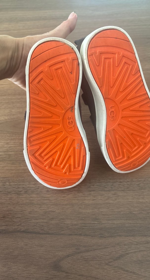 Kacivert deri kahverengi detaylı erkek çocuk  içi yünlü bot - Görsel 4