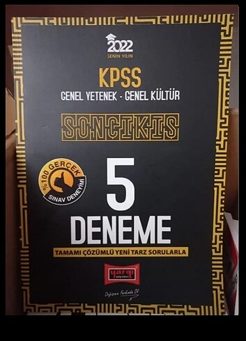 KPSS YARGI YAYINLARI 5 DENEME GENEL KÜLTÜR GENEL YETENEK 2022
