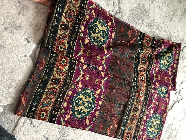  Beden Desenli pamuklu şal