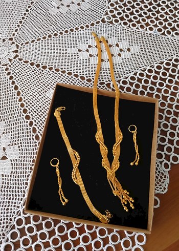 Nakışlı Zincir Detaylı Kadın El Zinciri - Görsel 5